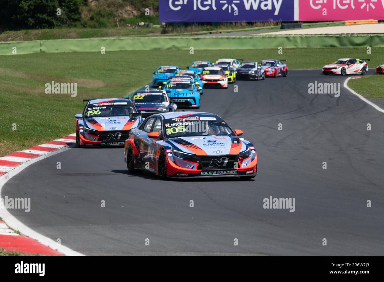 Vallelunga circuit, Rome, Italy June 11 2023 - TCR Italy festival, TCR ...