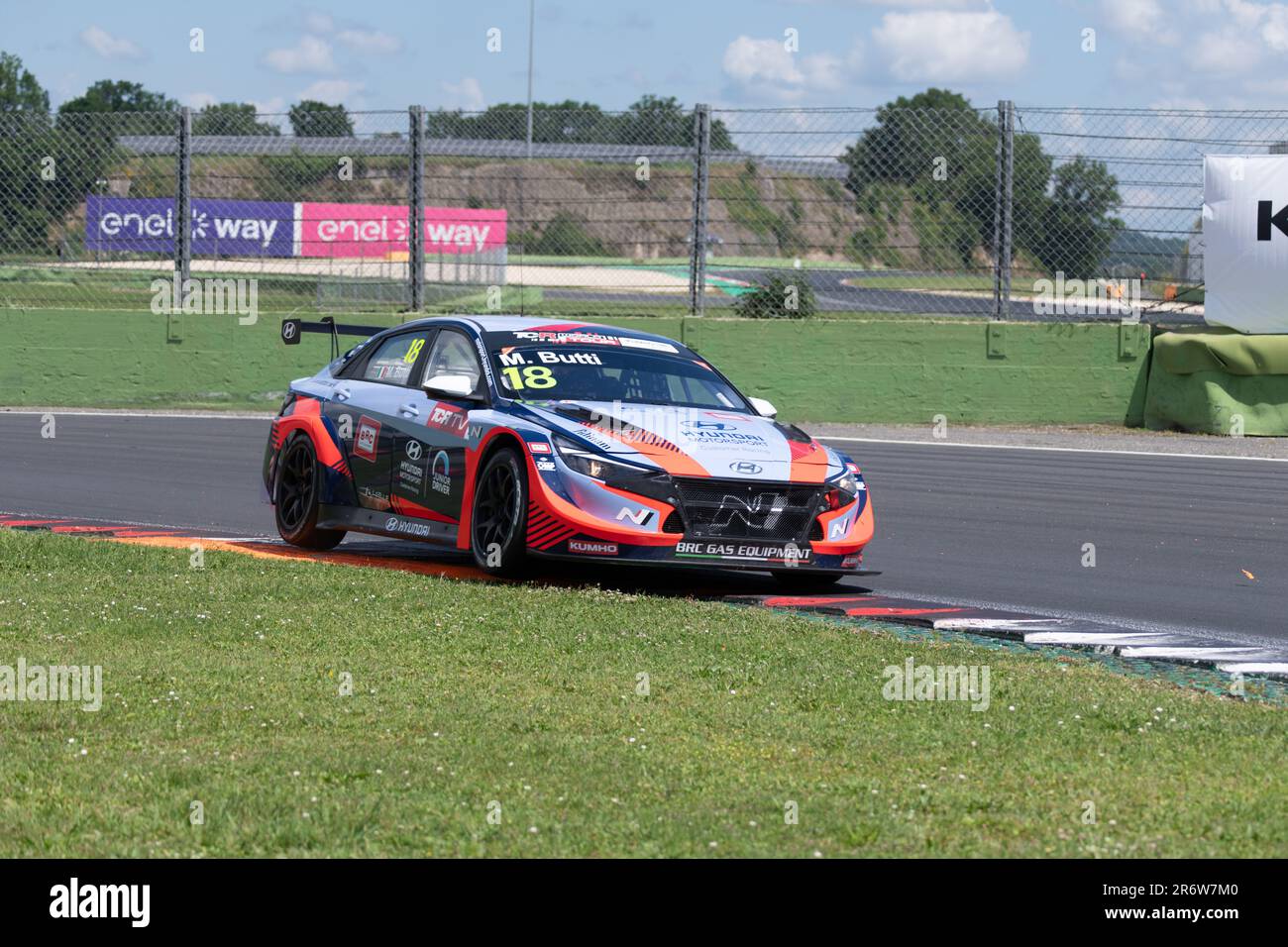 Vallelunga circuit, Rome, Italy June 11 2023 - TCR Italy festival, TCR ...