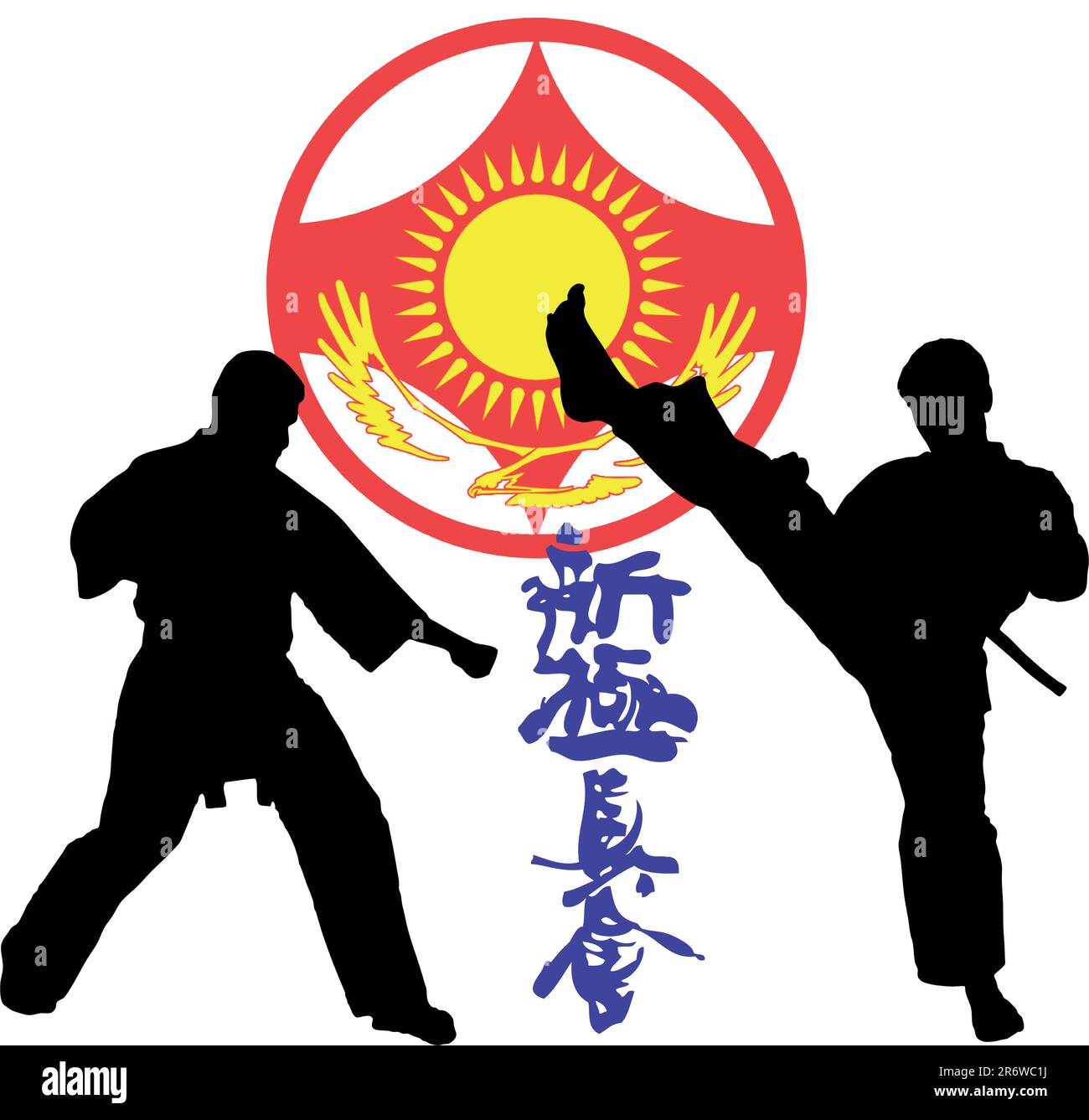 Karate kick Cut Out Stock Images & Pictures Alamy
