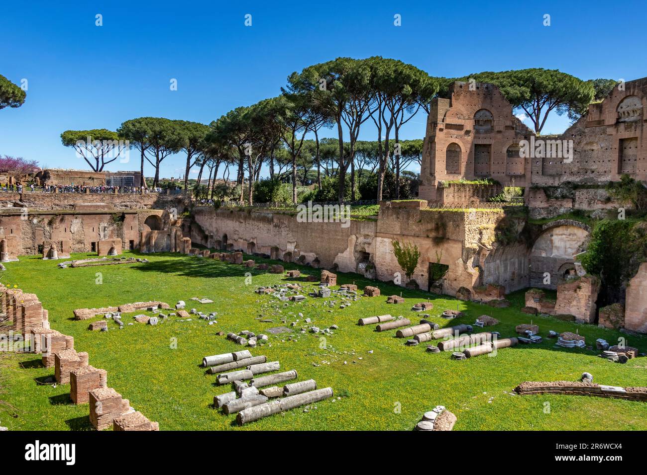 Palatine Rome Palatino Ruins Rome