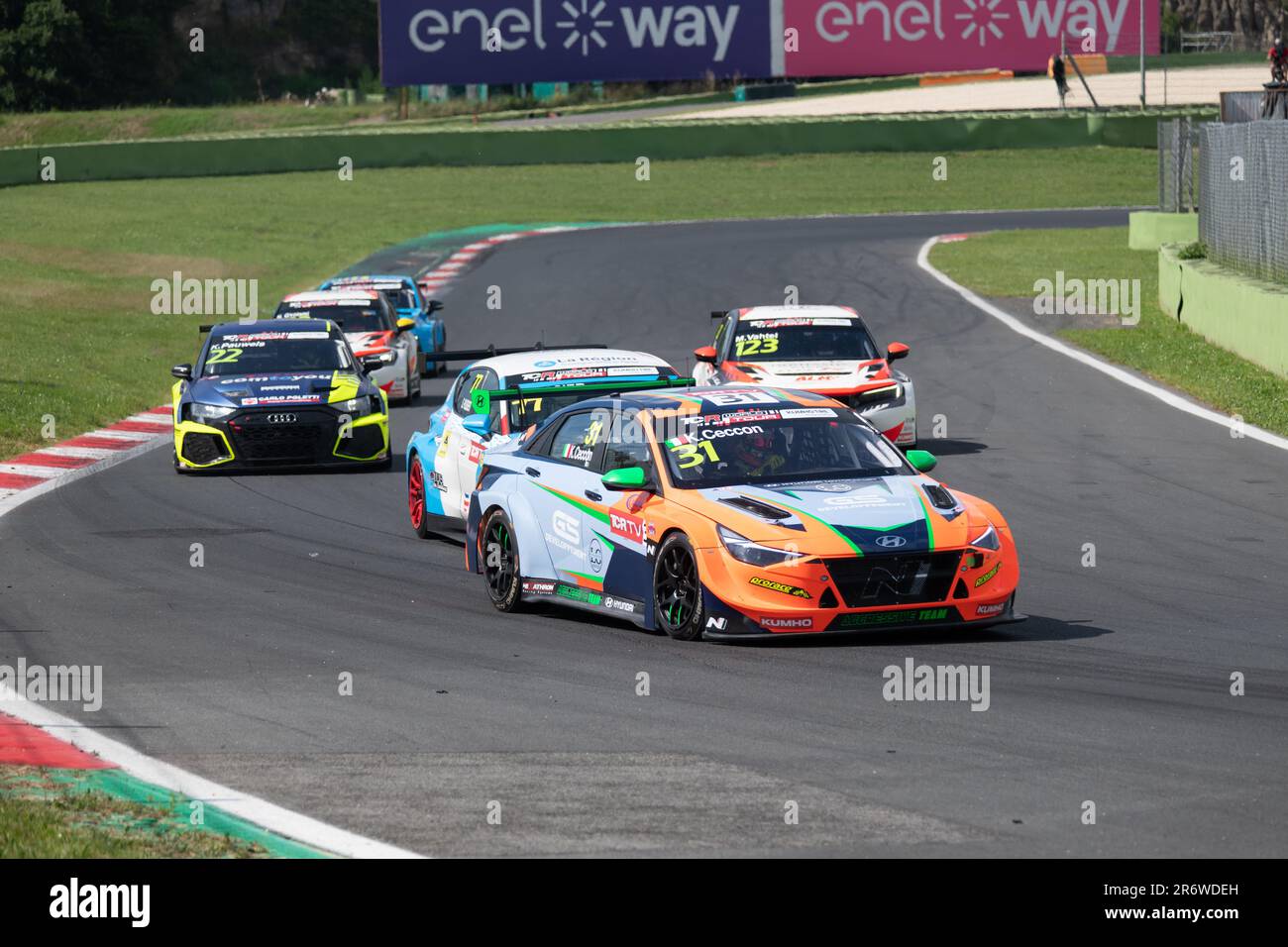 Vallelunga circuit, Rome, Italy June 11 2023 - TCR Italy festival, TCR ...