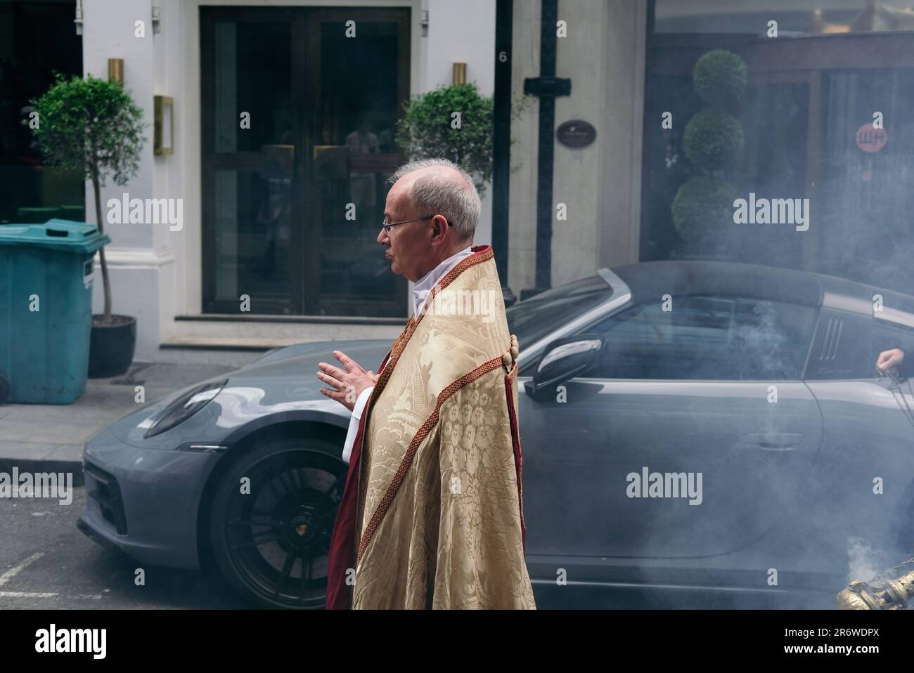 London, 11th June, 2023. The annual Corpus Christi procession takes