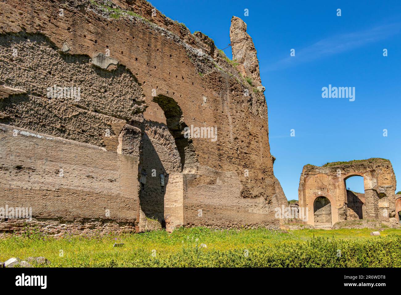 Ruins of The Baths Of Caracalla ,or Terme di Caracalla. The baths were