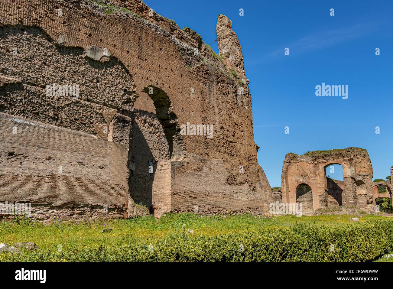 Ruins of The Baths Of Caracalla ,or Terme di Caracalla. The baths were ...
