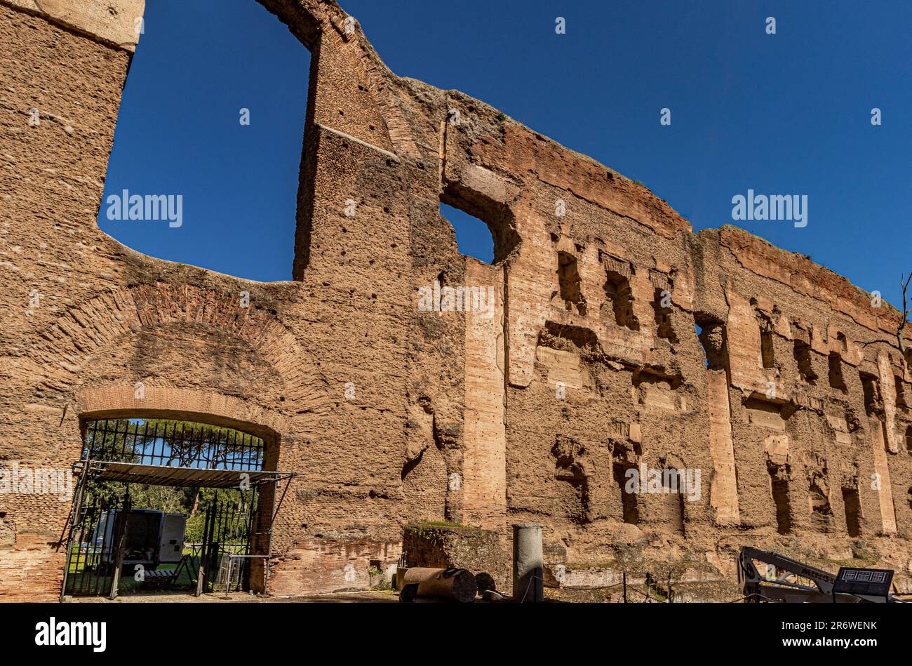 Ruins of The Baths Of Caracalla ,or Terme di Caracalla. The baths were