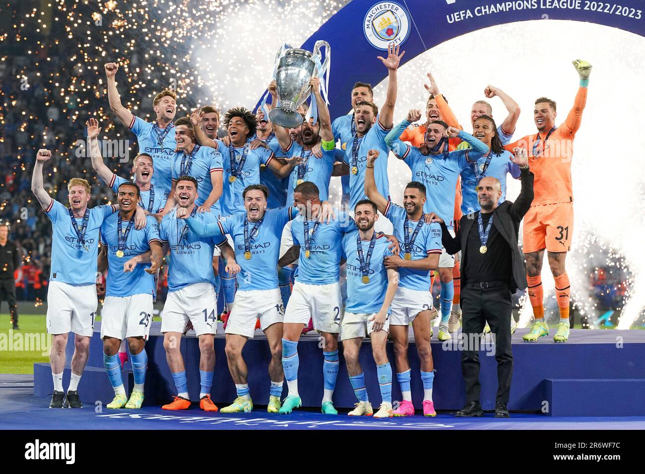 Istanbul Turkey 10th June 2023 Players Of Manchester City istanbul-turkey-10th-june-2023-players-of-manchester-city