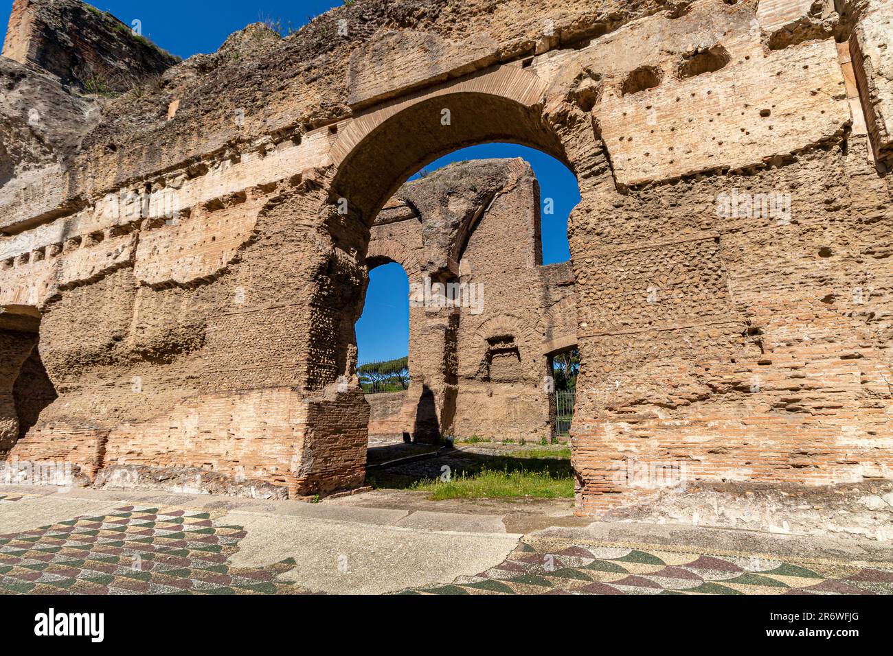 Ruins of The Baths Of Caracalla ,or Terme di Caracalla. The baths were ...
