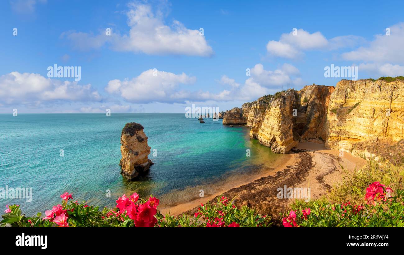 A view of Algarve Coast, Portugal. Stock Photo