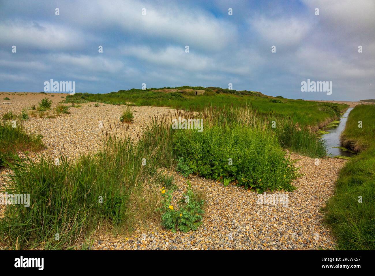 Salthouse Marshes Stock Photo