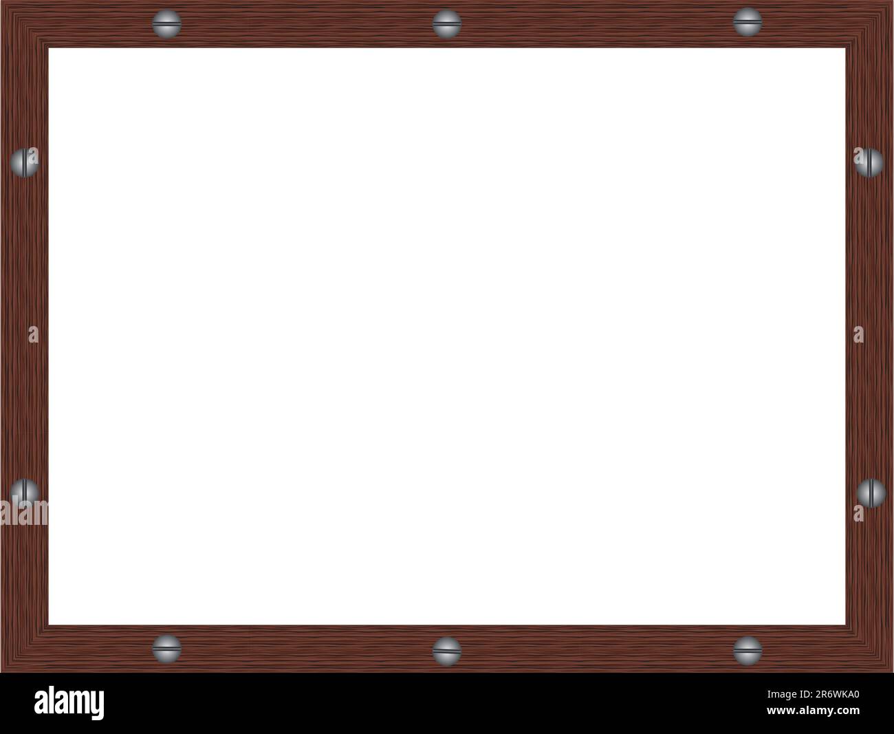 The image of  a   framework from wood Stock Vector
