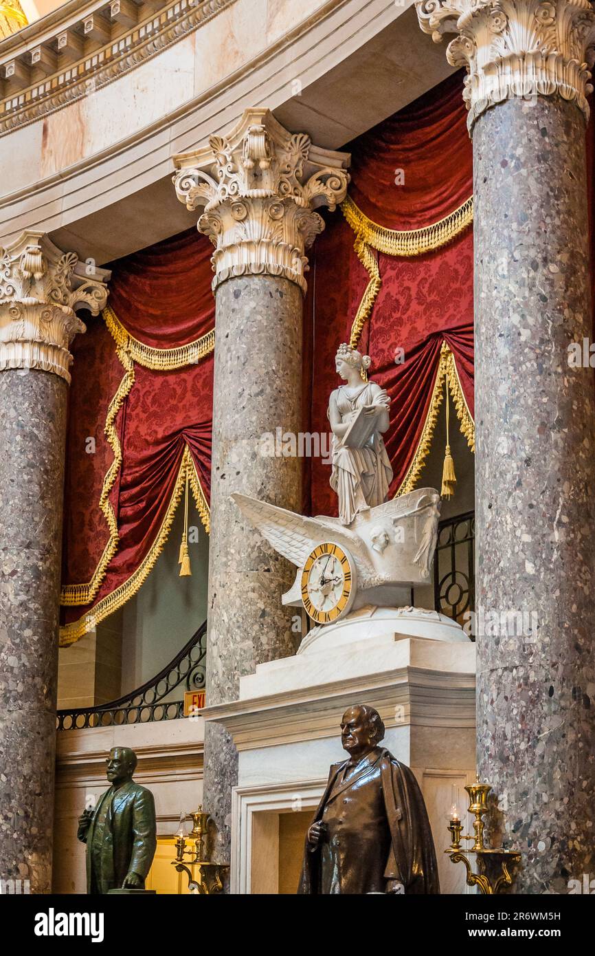 Visiting The National Statuary Hall Collection in the US Capitol