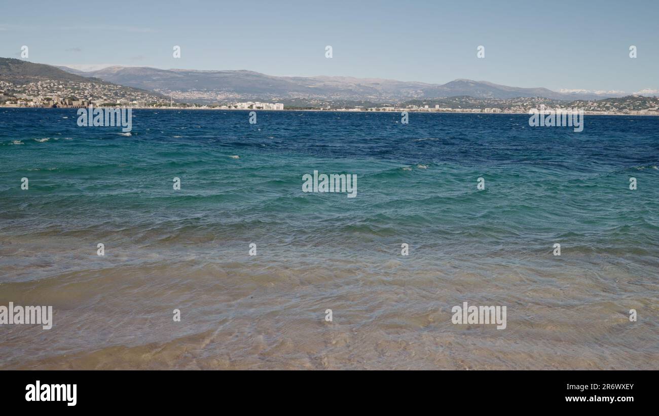 clear sea water on a beach closeup, wide photo Stock Photo - Alamy