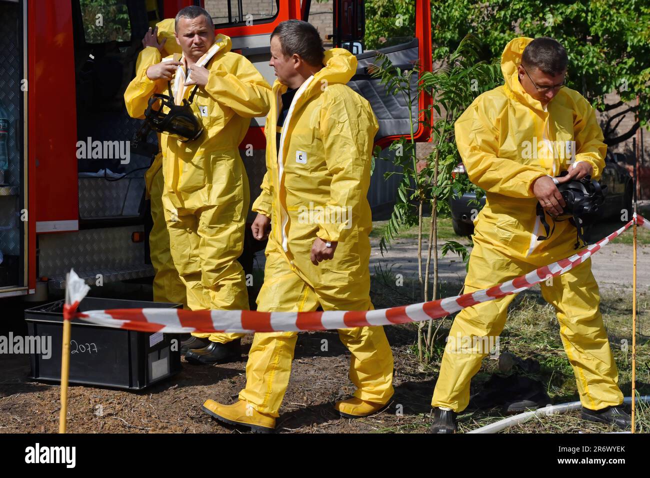 Radiation protection suits hi-res stock photography and images - Page 2 -  Alamy
