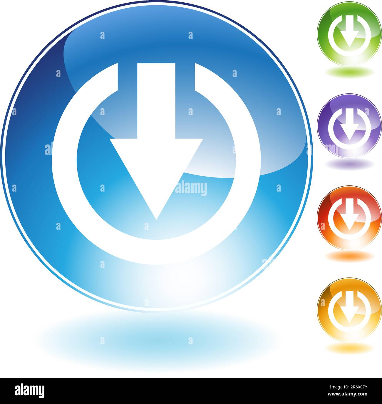 Refined Inbox Color Inbox crystal isolated on a white background Stock Vector Image & Art ...