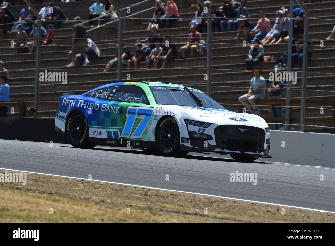 SONOMA, CA - JUNE 11: Chris Buescher (#17 RFK Racing Fifth Third Bank ...