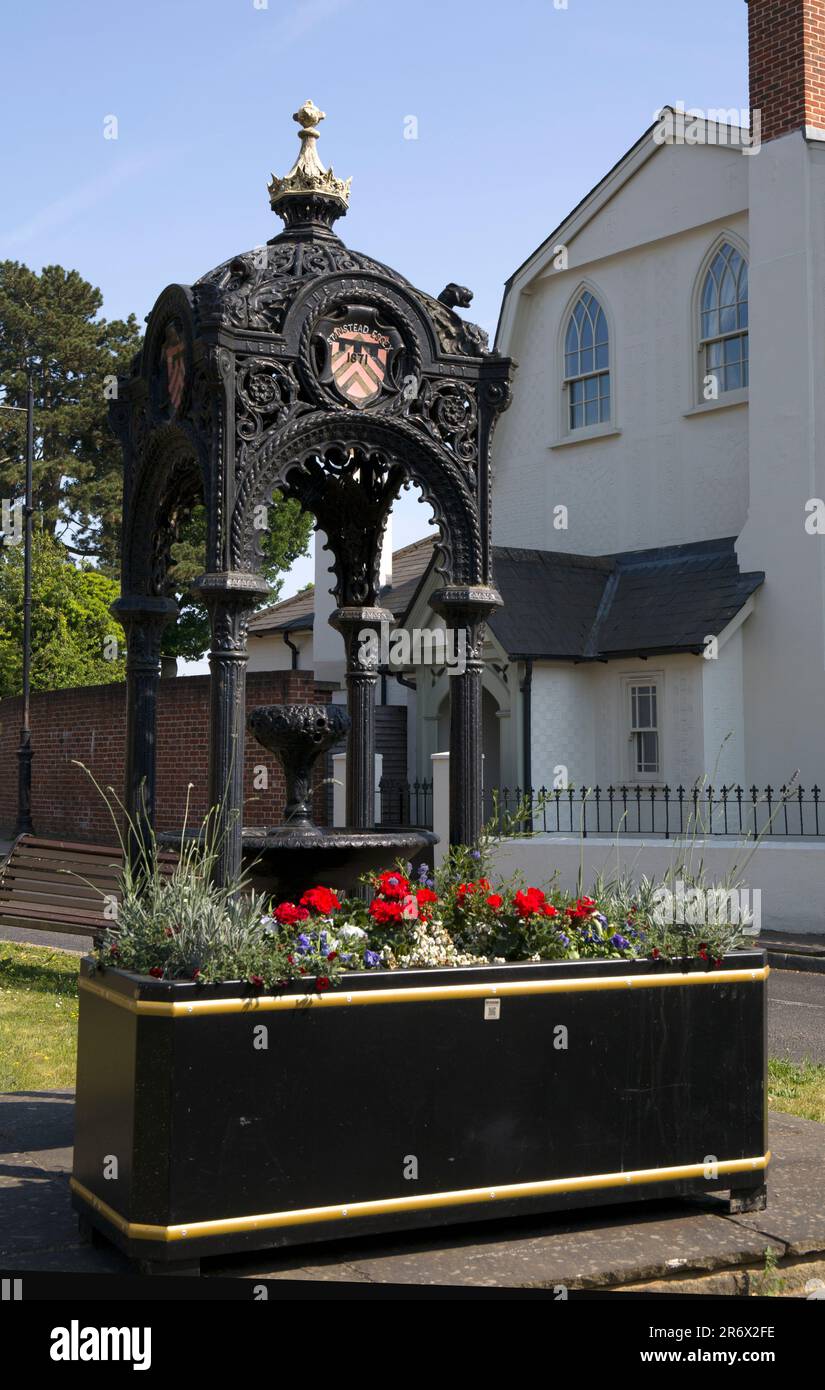 Drinking Fountain Stansted MountFitchet Essex Stock Photo Alamy