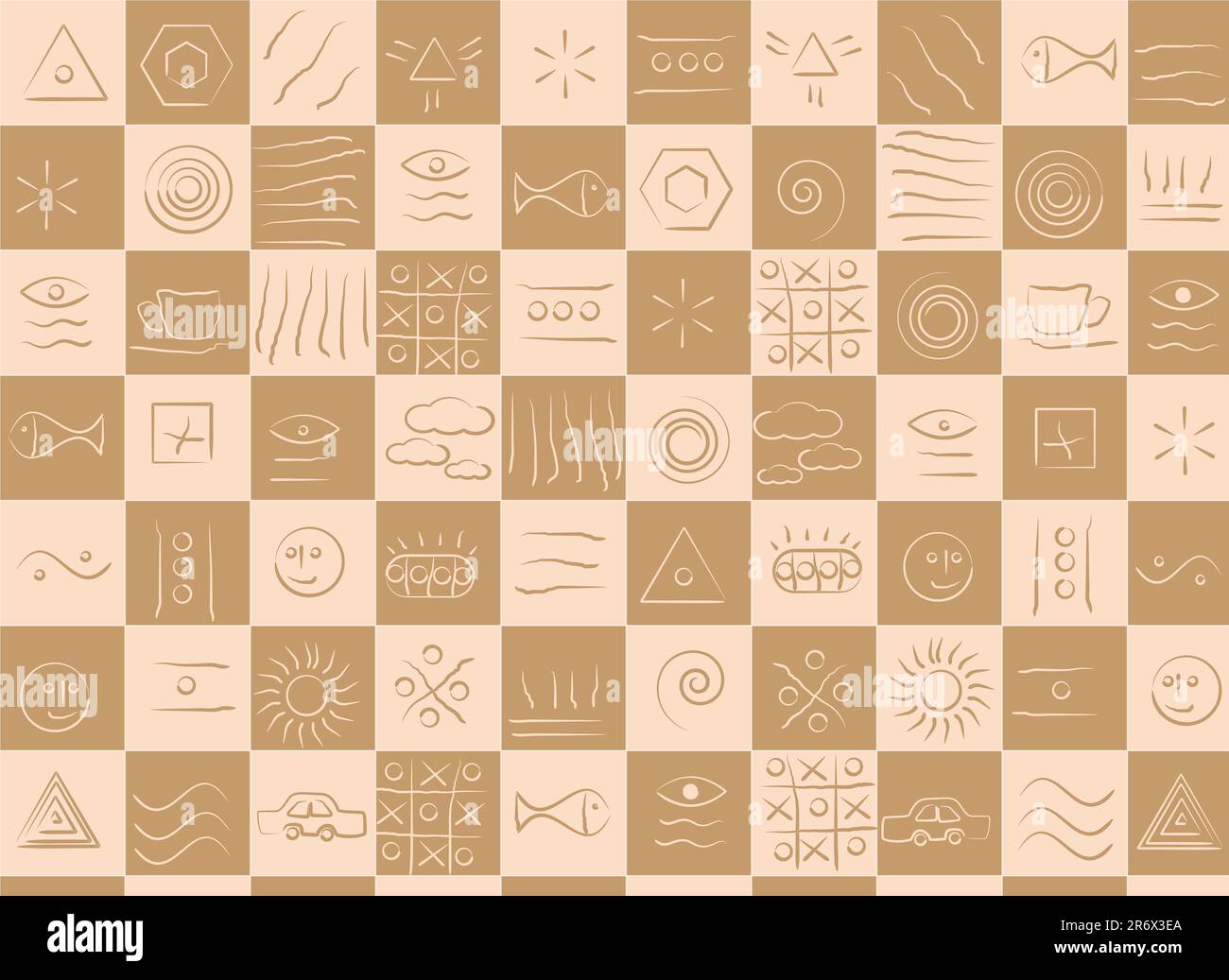 Illustration of Color texture with symbols Stock Vector Image & Art - Alamy