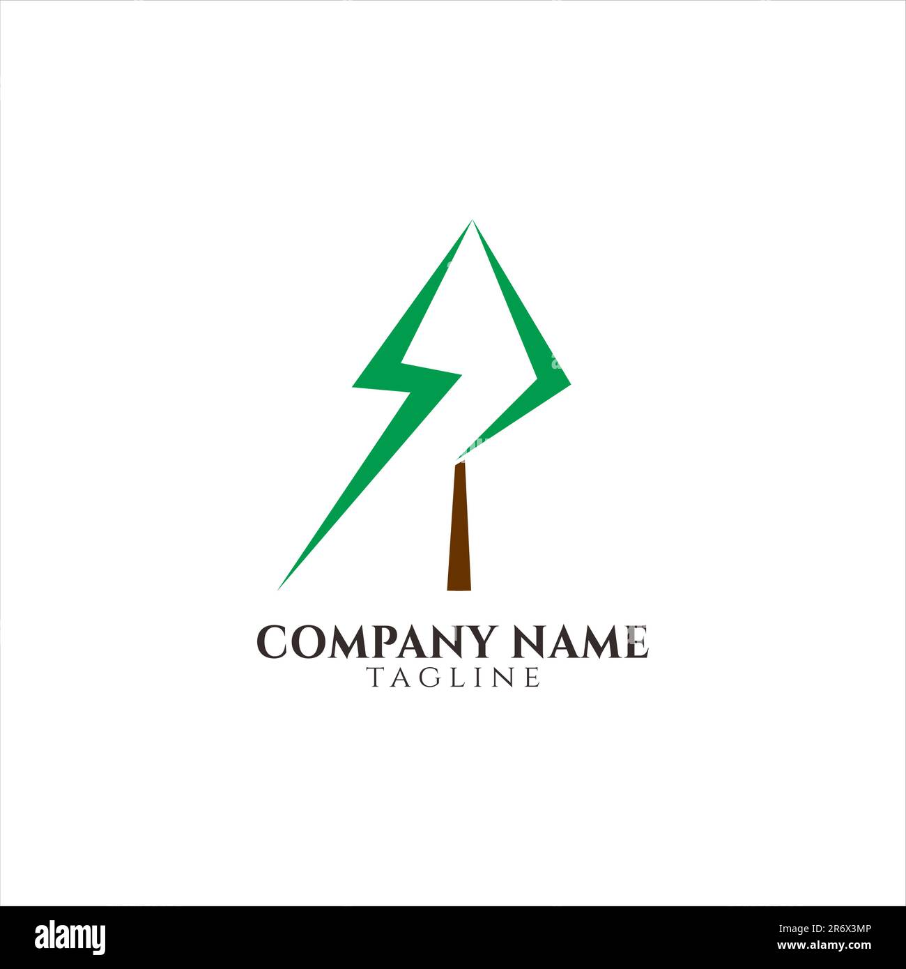 pine trees logo design vector illustration with simple style Stock Vector