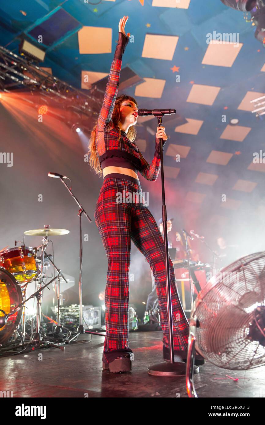 Glasgow, Scotland. 11th June 2023. Scottish electropop band CHVRCHES