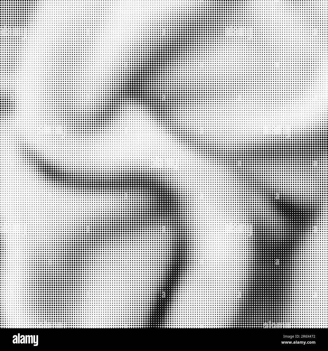 Vector Halftone Pattern. Set of Dots. Dotted Texture on White ...