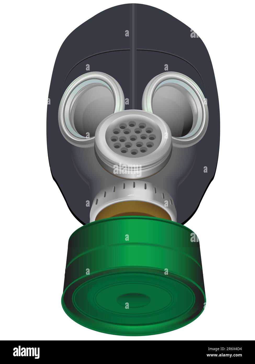 Gas mask of protection against the chemical weapon and excited