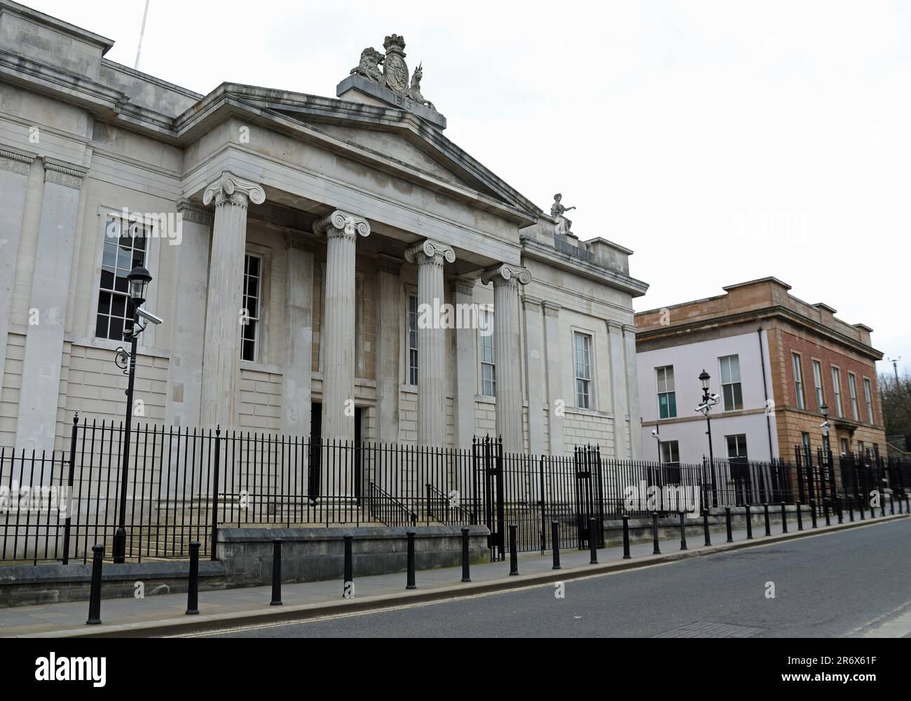 Bishop Street Court in Londonderry Stock Photo