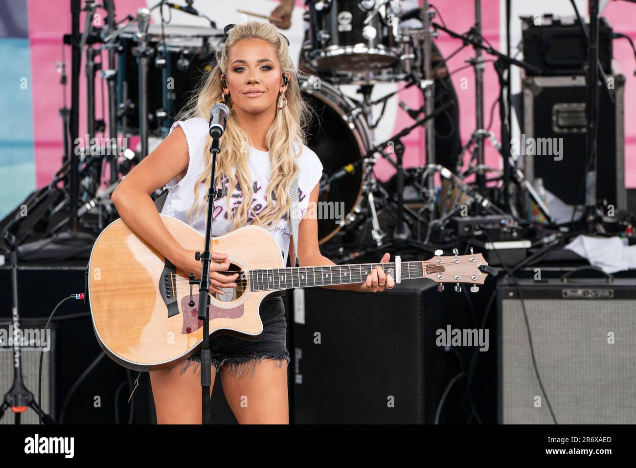 Megan Moroney performs during the 2023 CMA Fest on Sunday, June 11