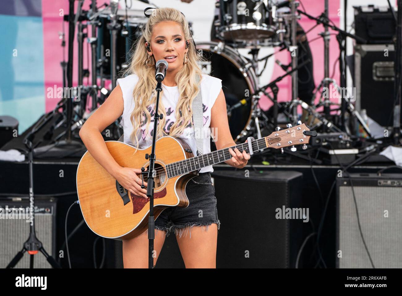 Megan Moroney performs during the 2023 CMA Fest on Sunday, June 11