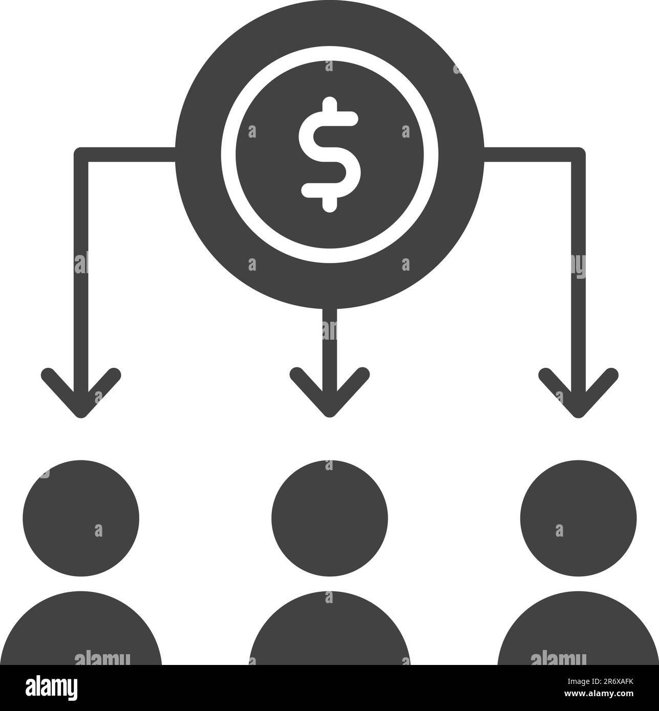 Crowdfunding icon vector image Stock Vector Image & Art - Alamy