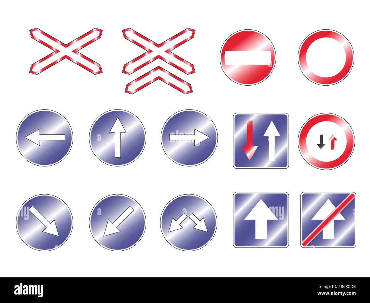 Bridge with signs Cut Out Stock Images & Pictures - Alamy