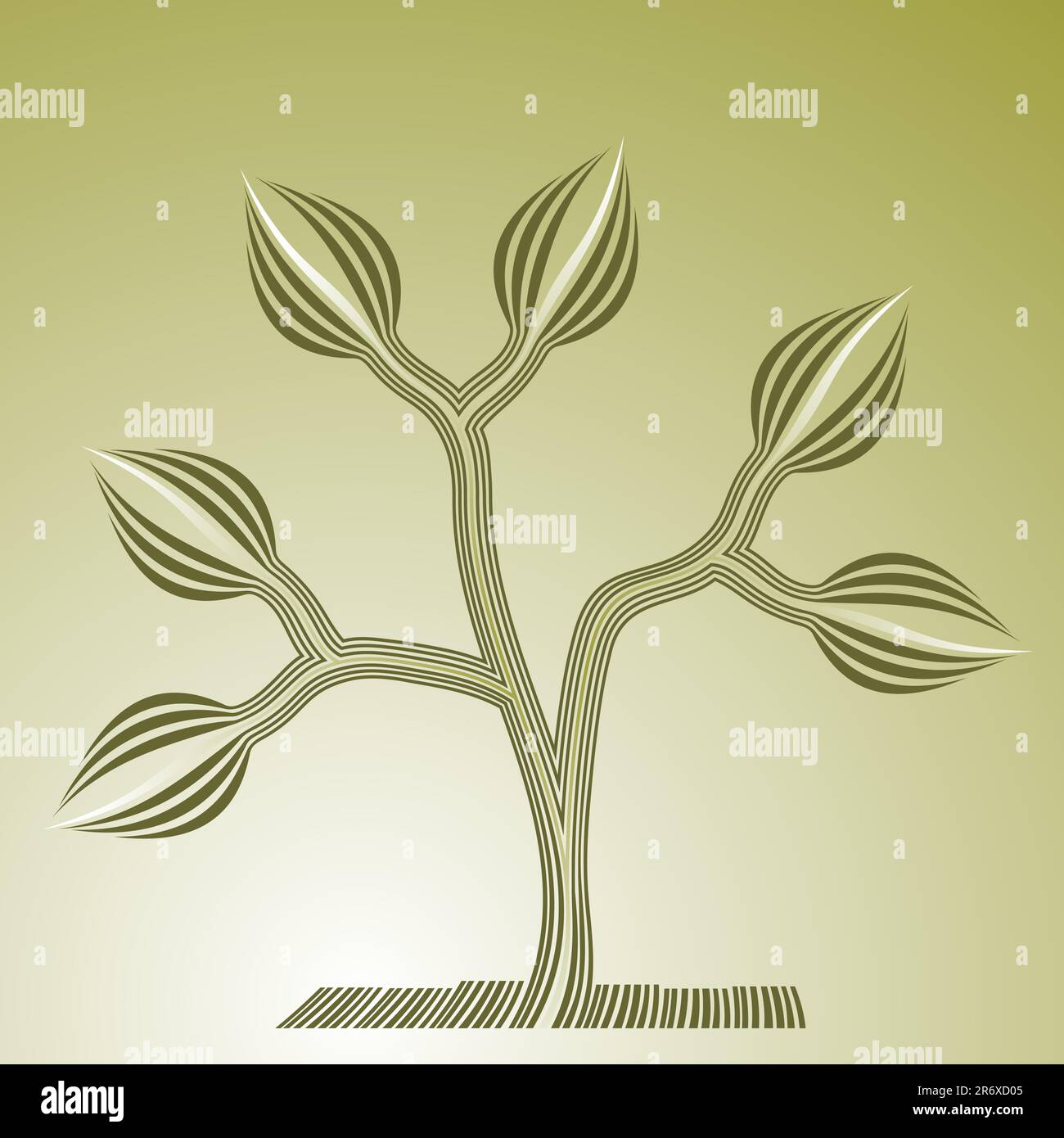 Abstract shape tree pattern Stock Vector Images - Alamy