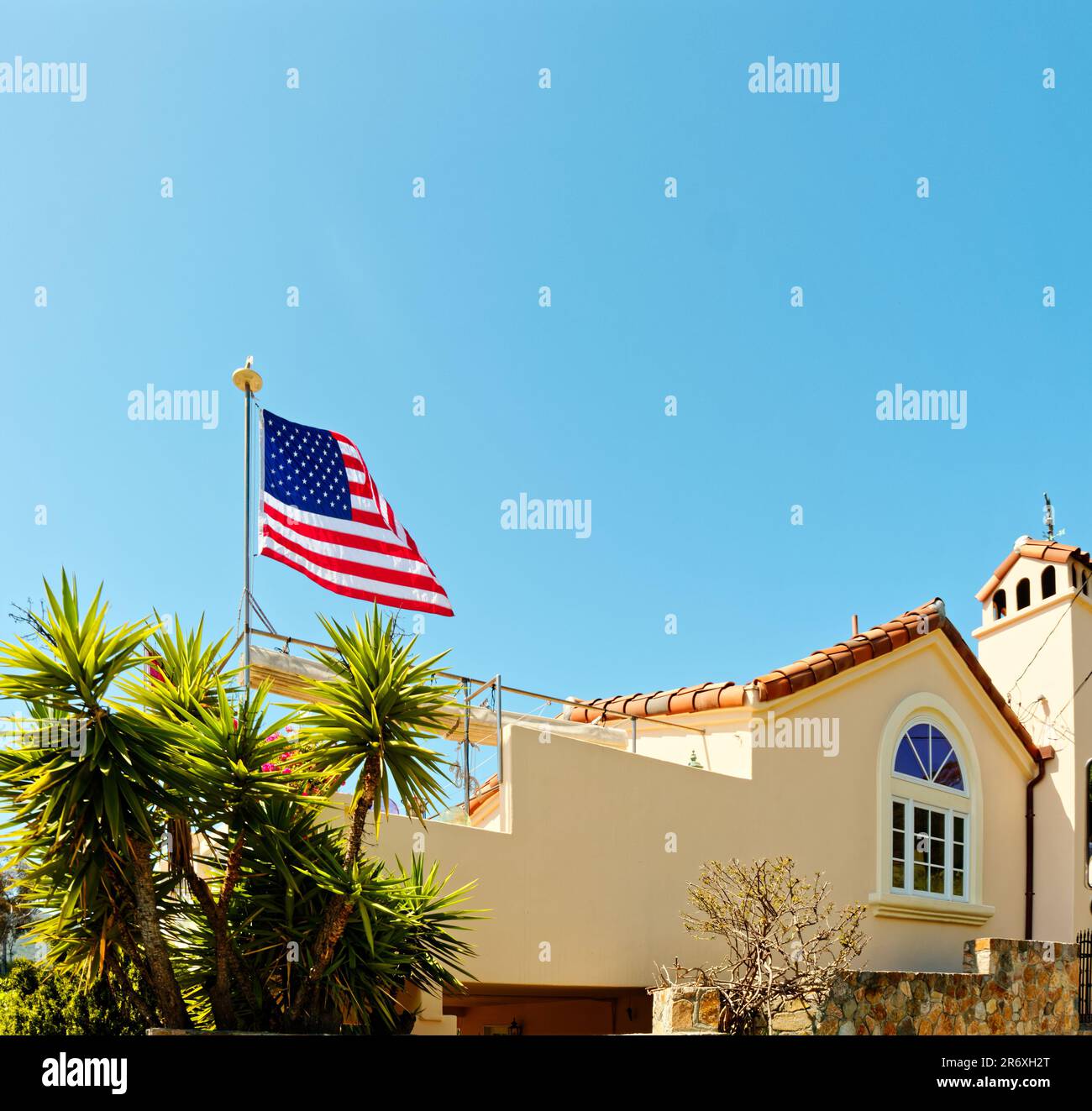 Luxury Homes on Catalina Island Stock Photo Alamy