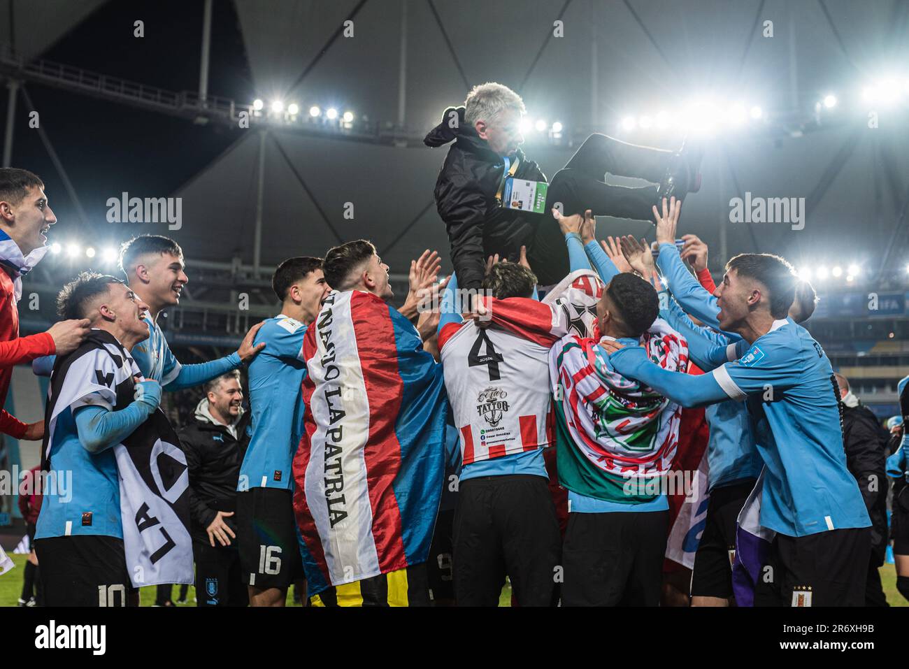 Uruguay team after the Fifa U20 World Cup Final match Uruguay U20 vs