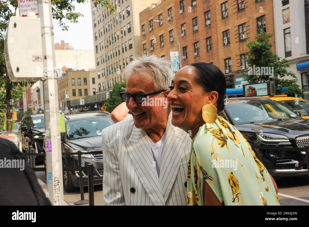 Tracee Ellis Ross arrives at the Cold Copy premiere at Tribeca Film