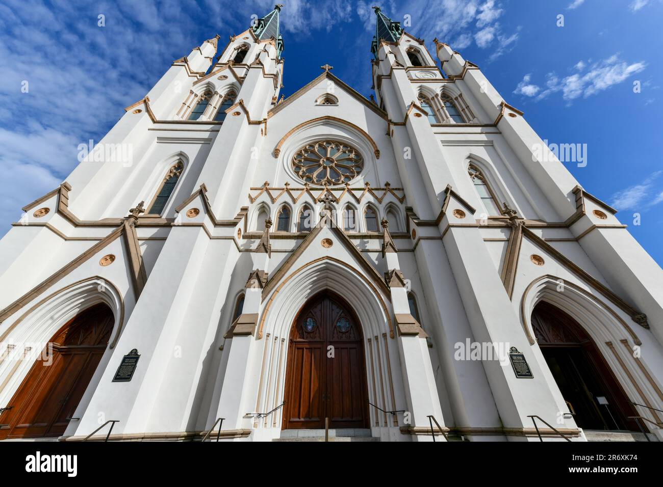 Cathedral Basilica of St. John the Baptist located in Savannah, Georgia ...
