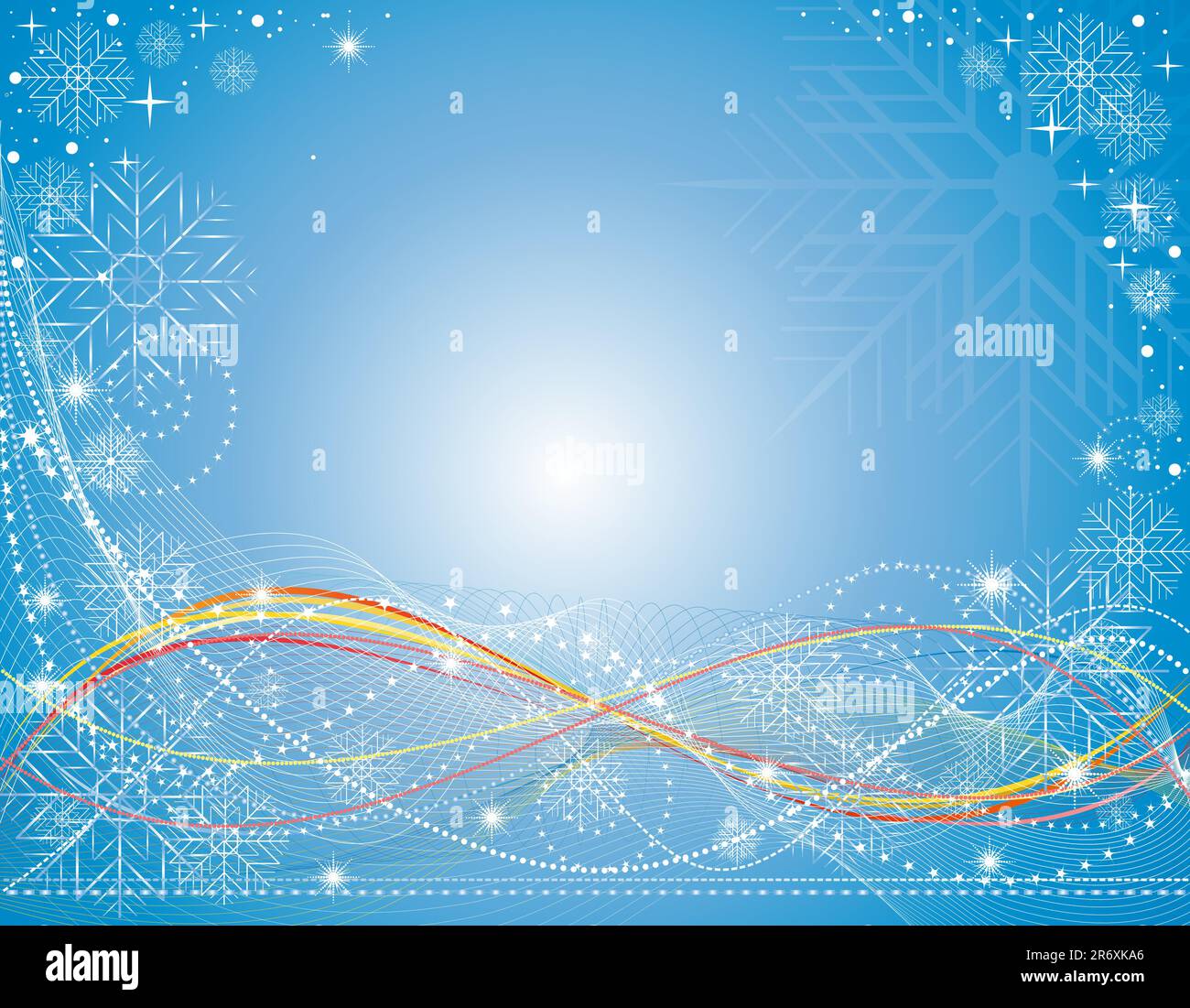 Illustration of Blue abstract christmas background Stock Vector Image ...