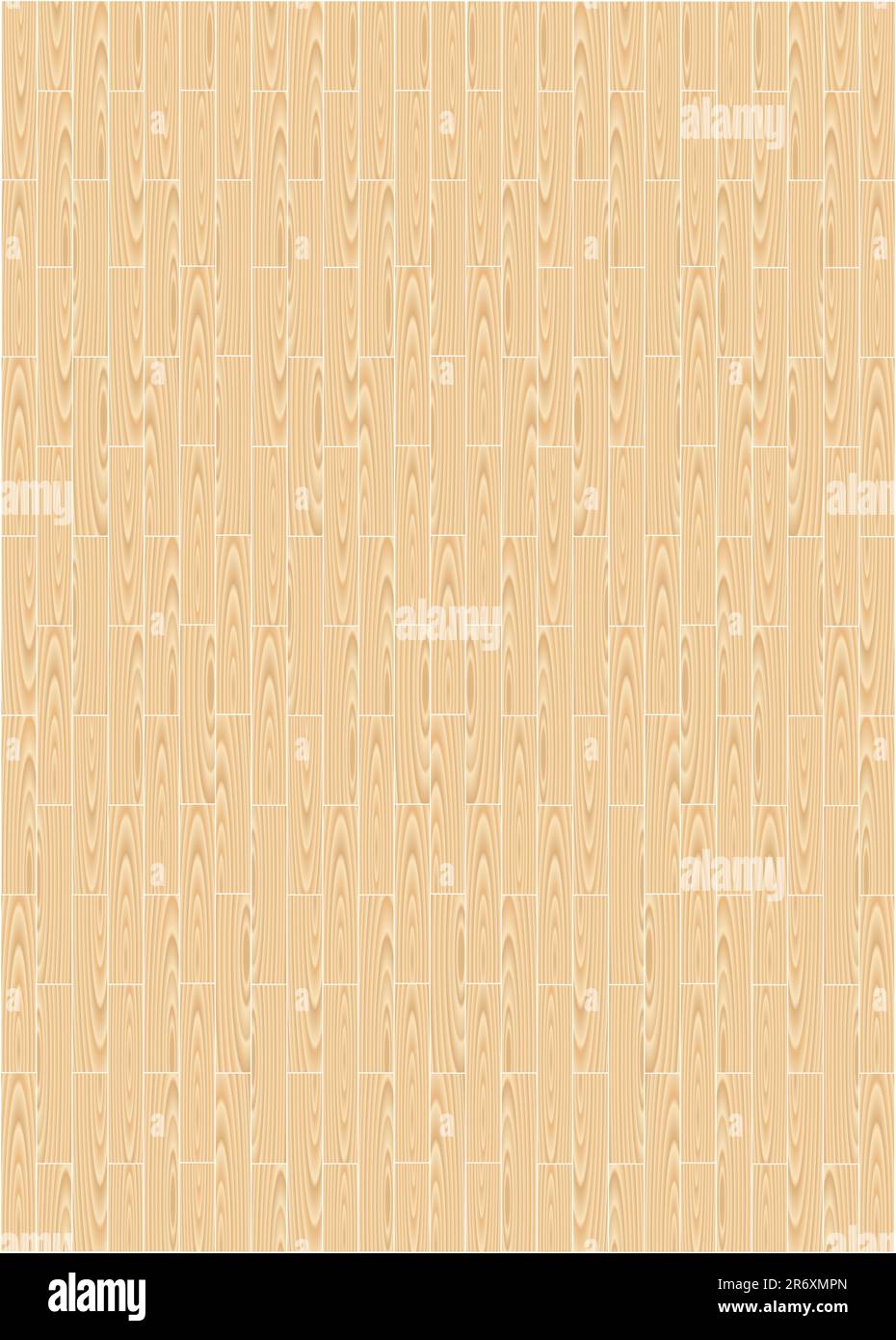 Wood floor parquets on the white background Stock Vector