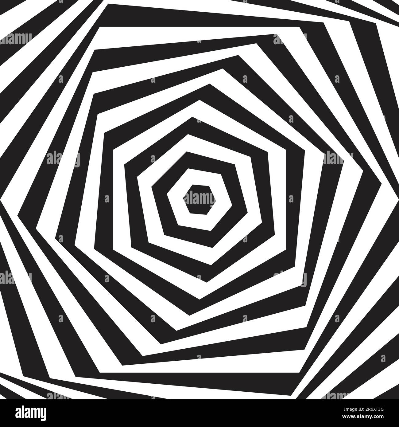 Abstract geometric pattern background with black and white hexagon ...