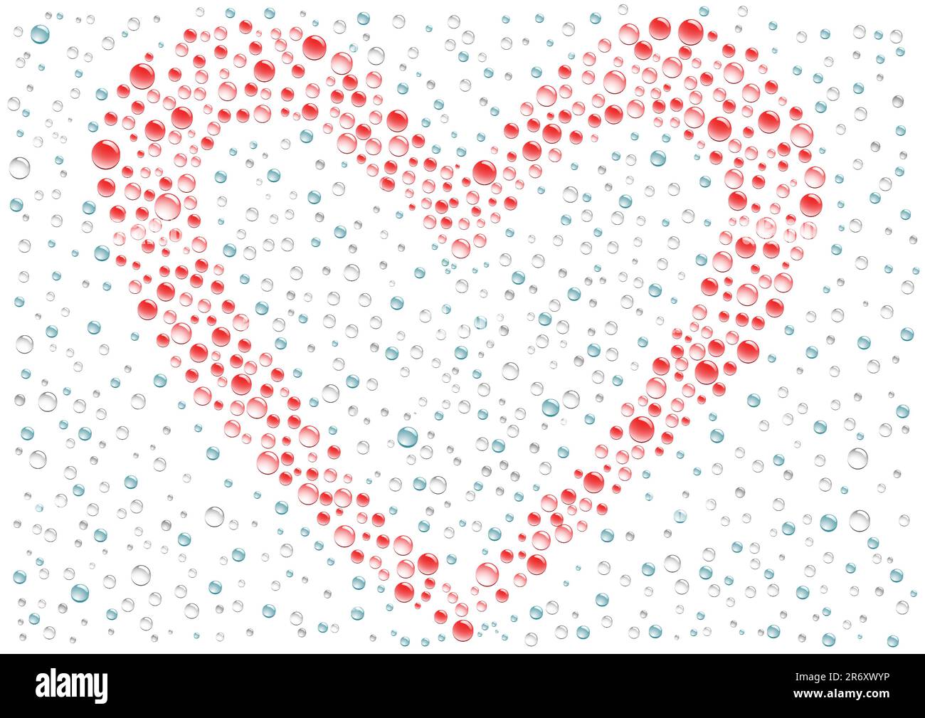Red love heart on the white background Stock Vector Image & Art - Alamy