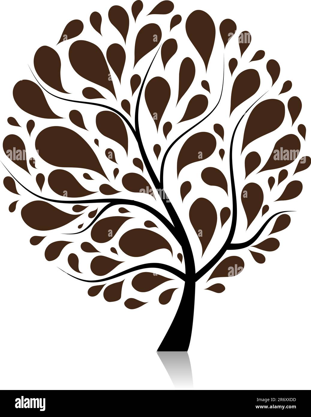 Art tree beautiful for your design Stock Vector Image & Art - Alamy