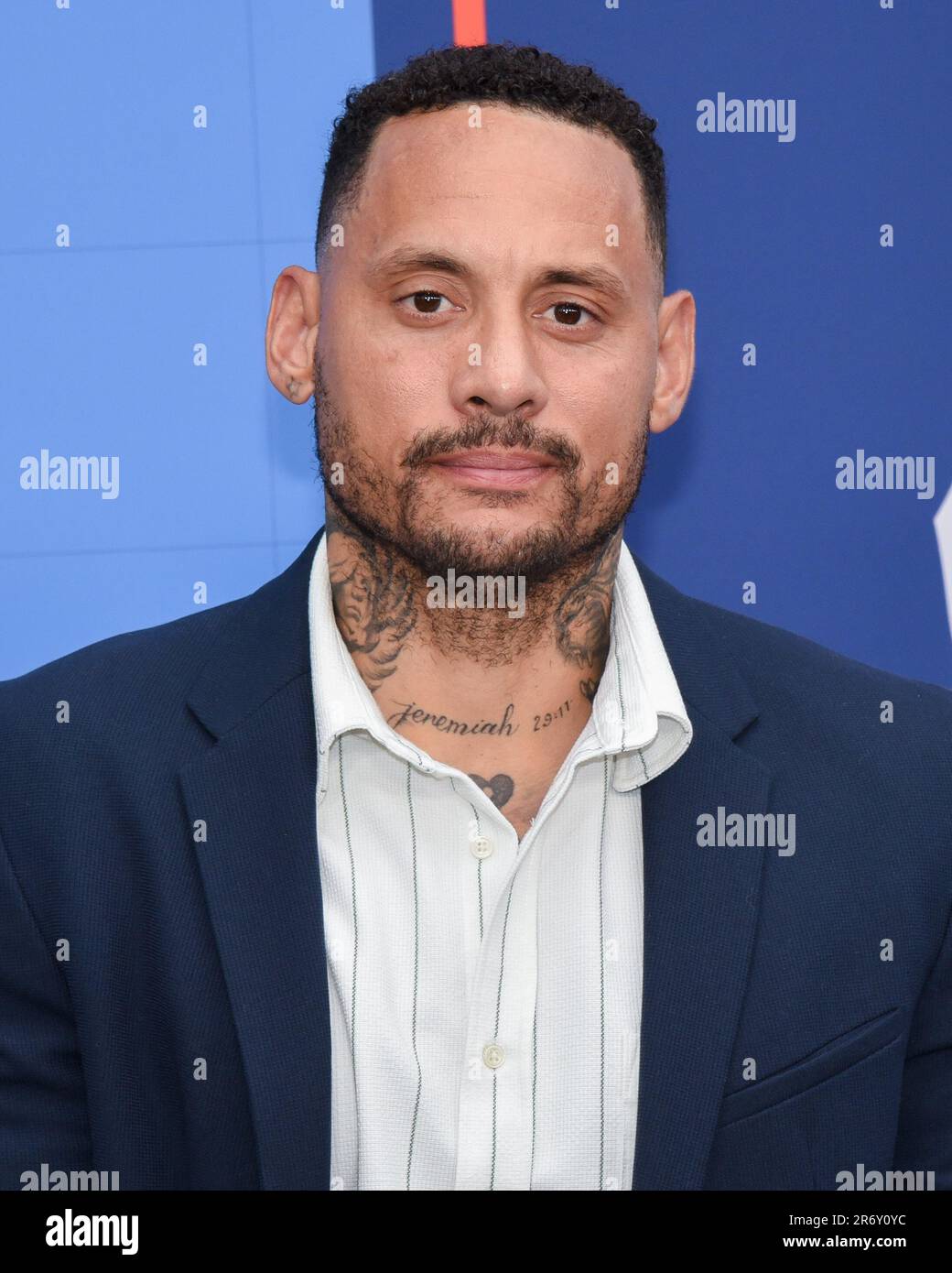 June 10, 2023, North Hollywood, California, United States: Jermaine Jones attends Apple TV+'s ''Ted Lasso'' Season 3 FYC Red Carpet. (Credit Image: © Billy Bennight/ZUMA Press Wire) EDITORIAL USAGE ONLY! Not for Commercial USAGE! Stock Photo