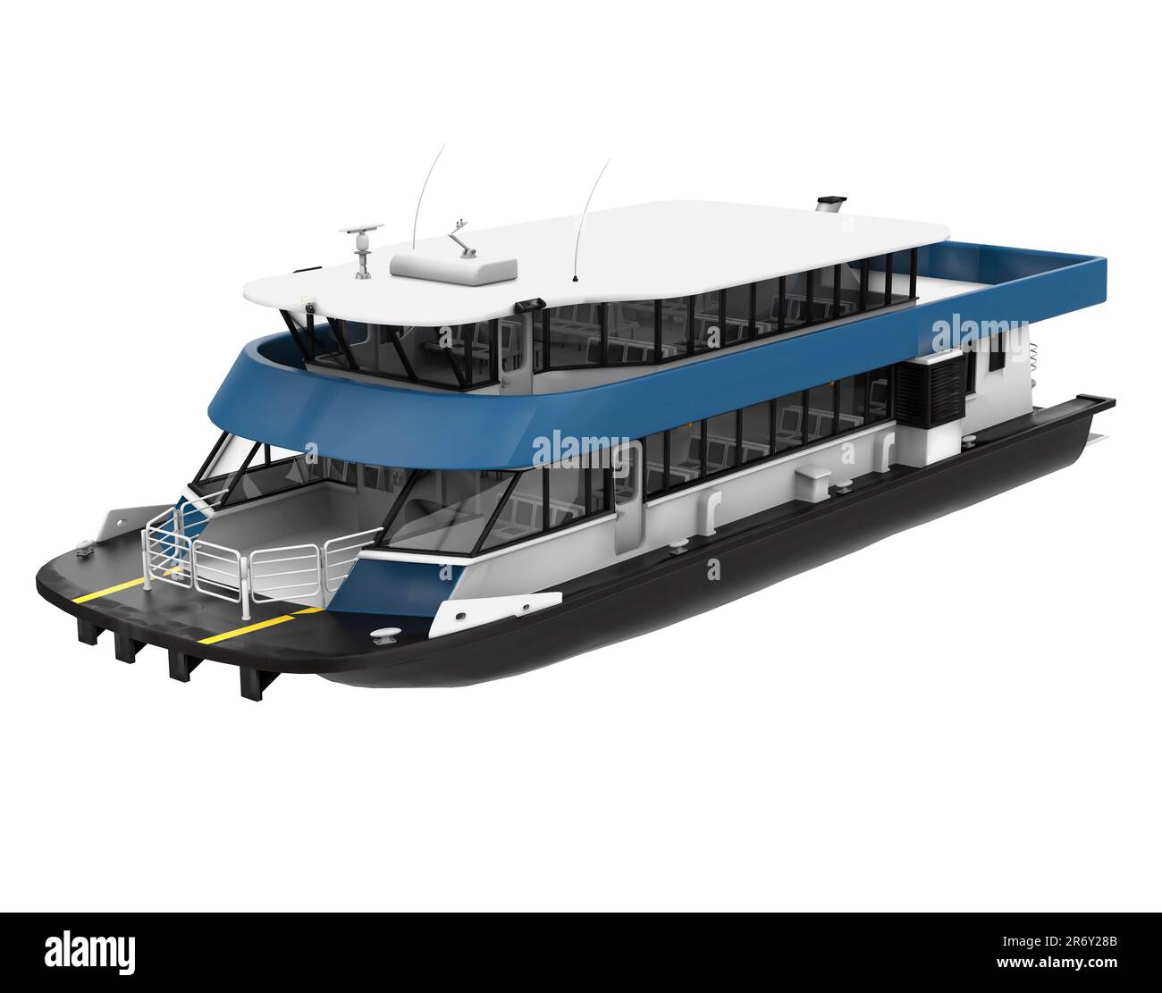 passenger-ferry-boat-isolated-stock-photo-alamy