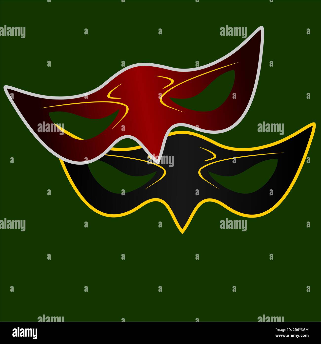 Realistic illustration of carnivals mask vector Stock Vector Image