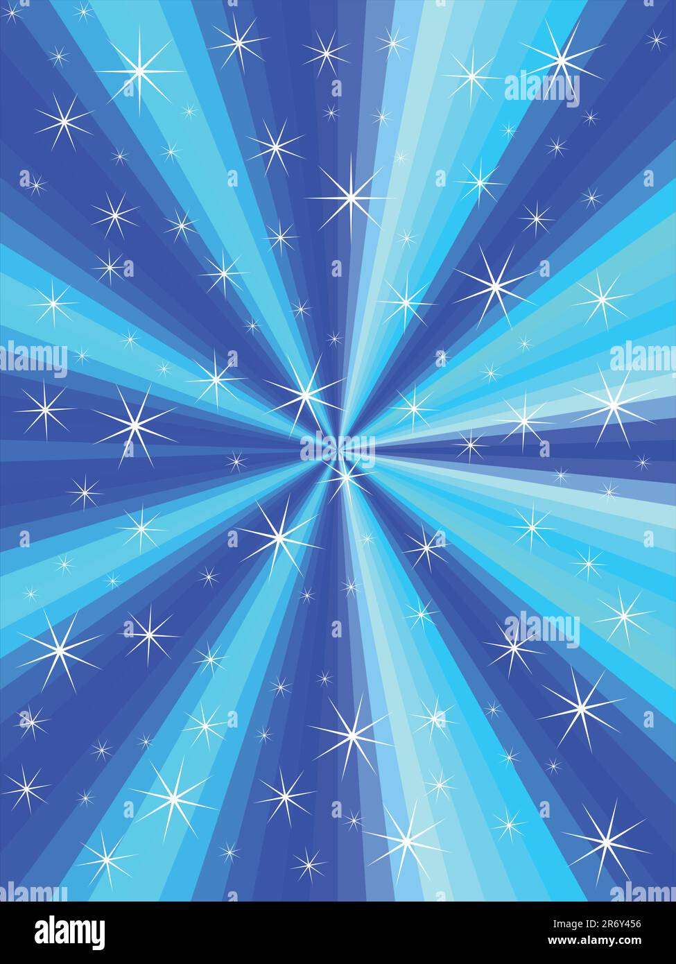 vector illustration of stars on colorful rays Stock Vector Image & Art ...