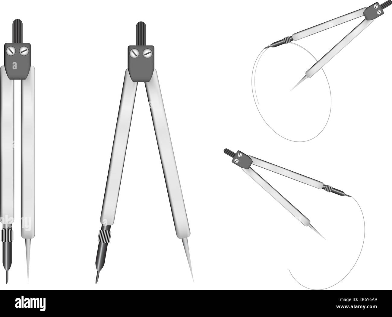 Download Compass Drawing Tool Drawing Royalty-Free Stock