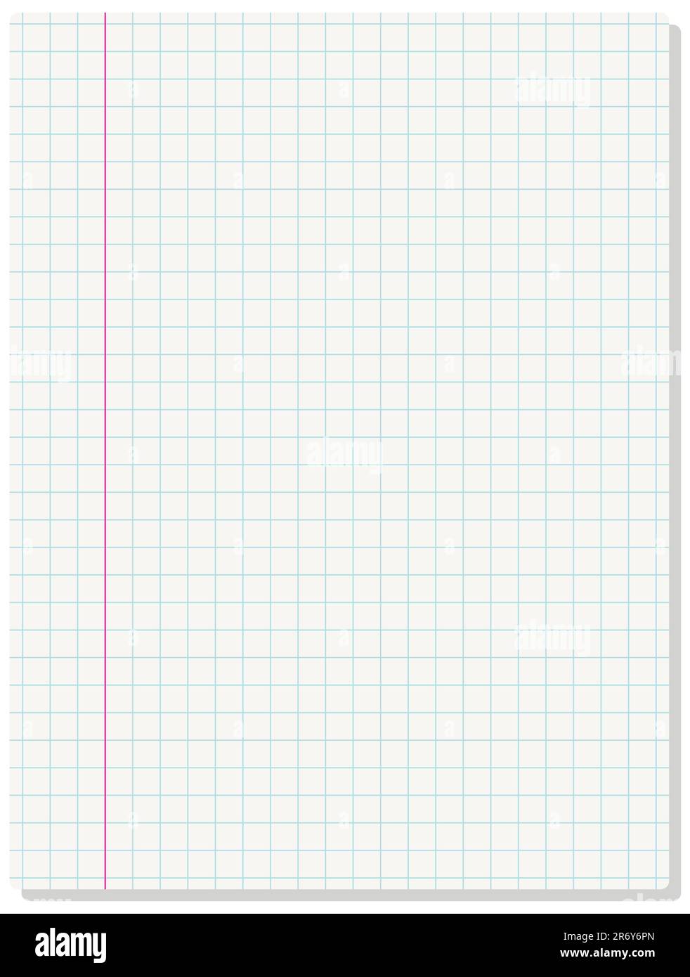 Background of blank paper sheet. Vector illustration. Stock Vector