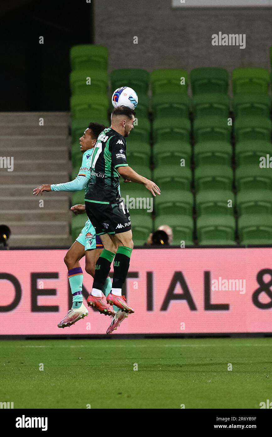 MELBOURNE, AUSTRALIA NOVEMBER 26 Benjamin Garuccio of Western United