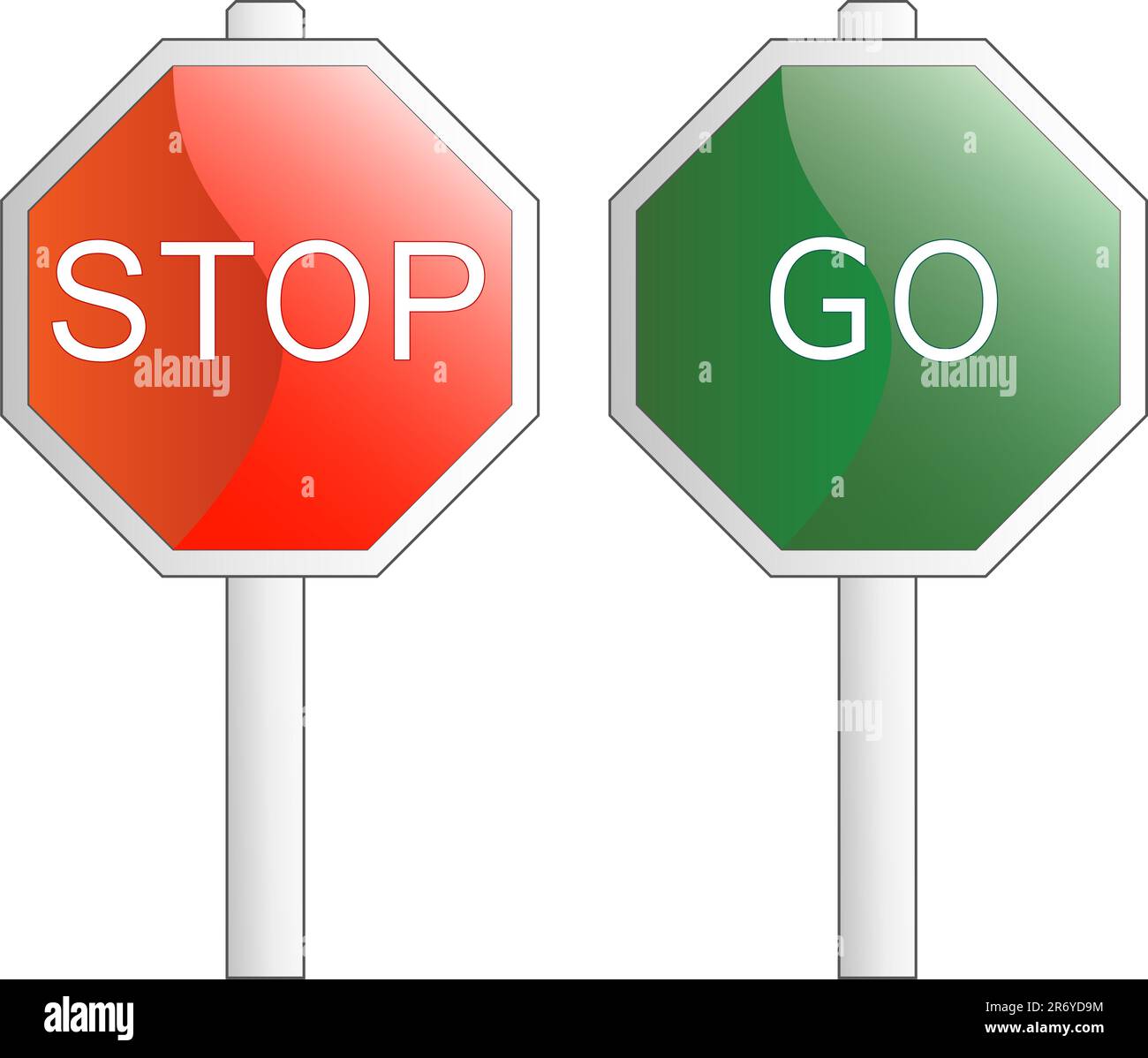 Stop go signs hi-res stock photography and images - Alamy
