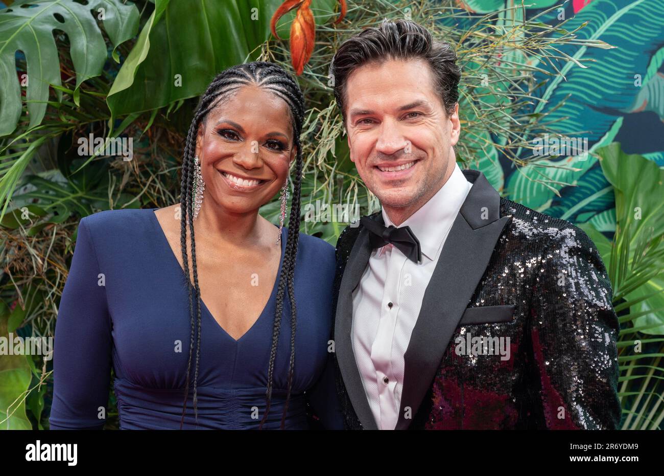 New York, USA. 12th June, 2023. Audra McDonald and Will Swenson attend 76th Annual Tony Awards at United Palace Theatre in New York on June 11, 2023. (Photo by Lev Radin/Sipa USA) Credit: Sipa USA/Alamy Live News Stock Photo