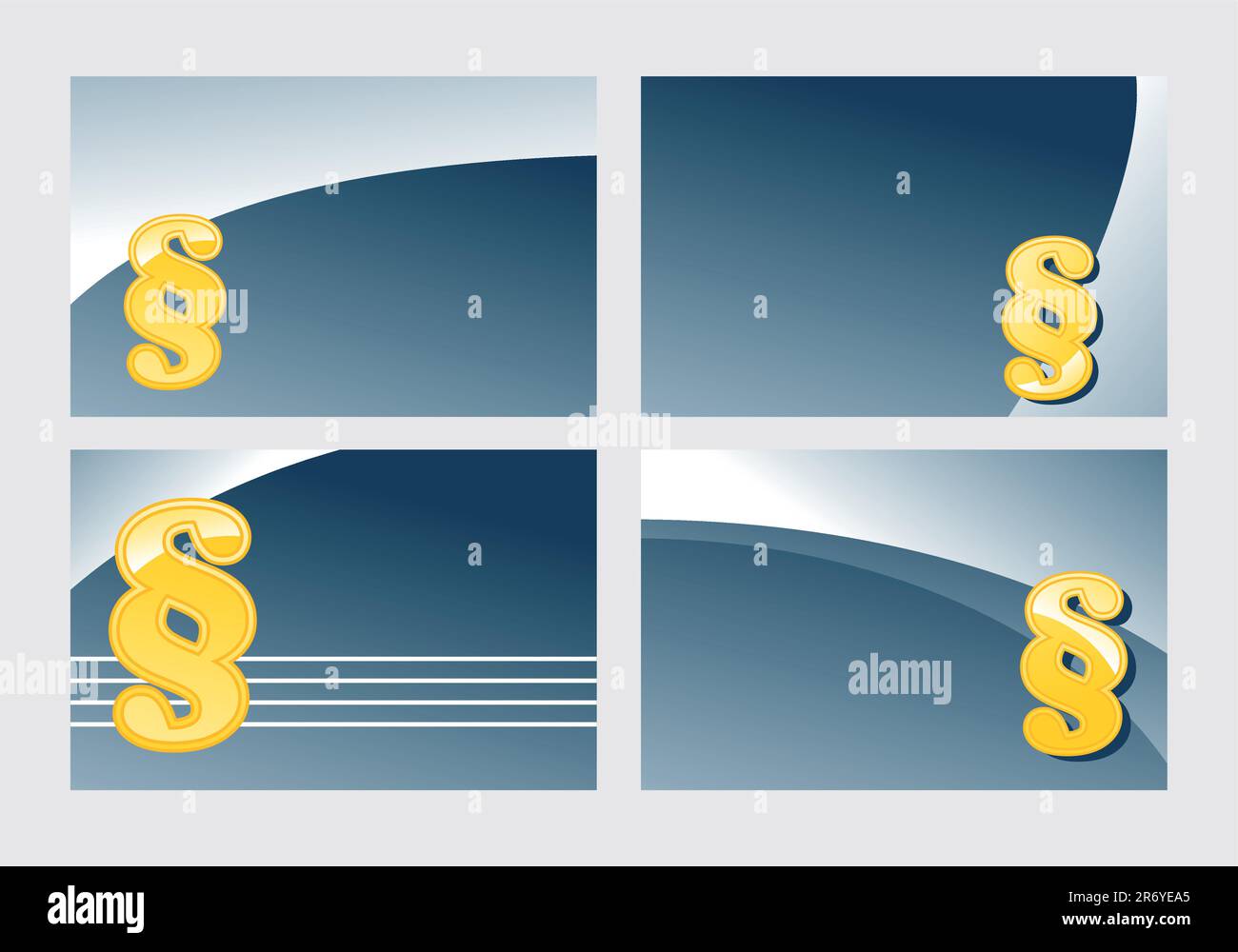 business card templates with paragraph symbol Stock Vector Image Art